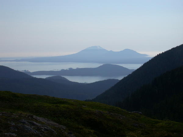 Mt. Edgecumbe in haze