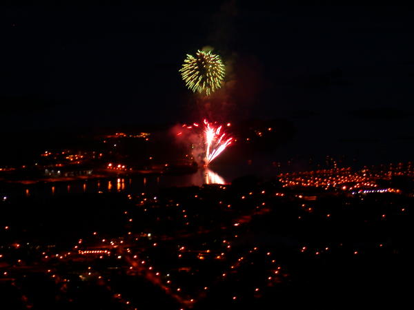 Fireworks - Green ball