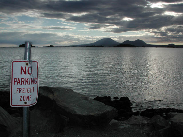 View From Sea Mart Parking Lot, Sitka, Alaska (53335 bytes)