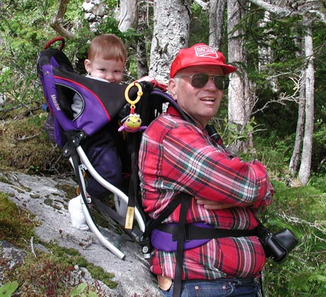 Connor and Grandpa Taking a Break (70242 bytes)