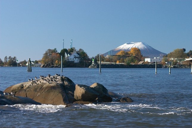 View from Lincoln Street Beach (56900 bytes)