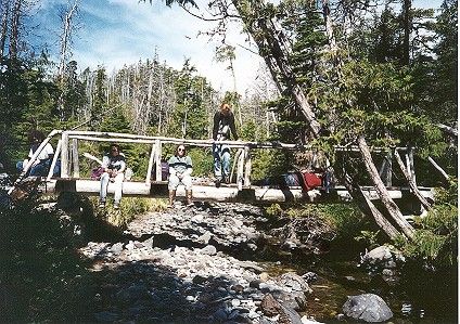 Break Time on Hike Up Mt. Edgecumbe (61k)